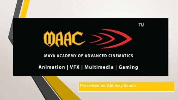 Best Visual Effects (VFX) Institute |Visual Effects (VFX) Courses In Nashik | MAAC