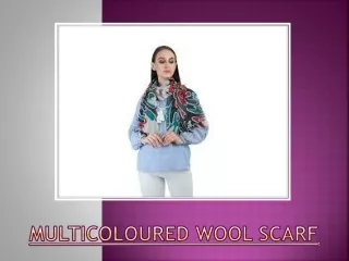 Four Multicoloured Wool Scarf To Buy This Winter