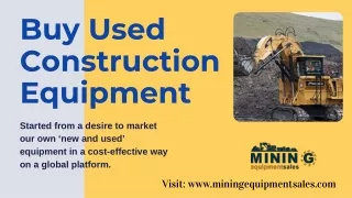 Used Construction Equipment