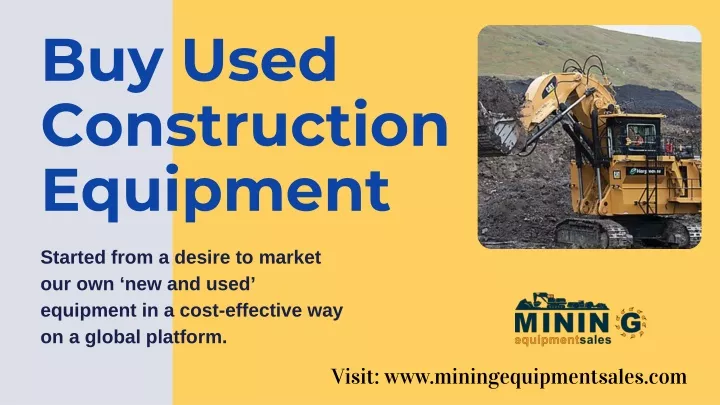 buy used construction equipment
