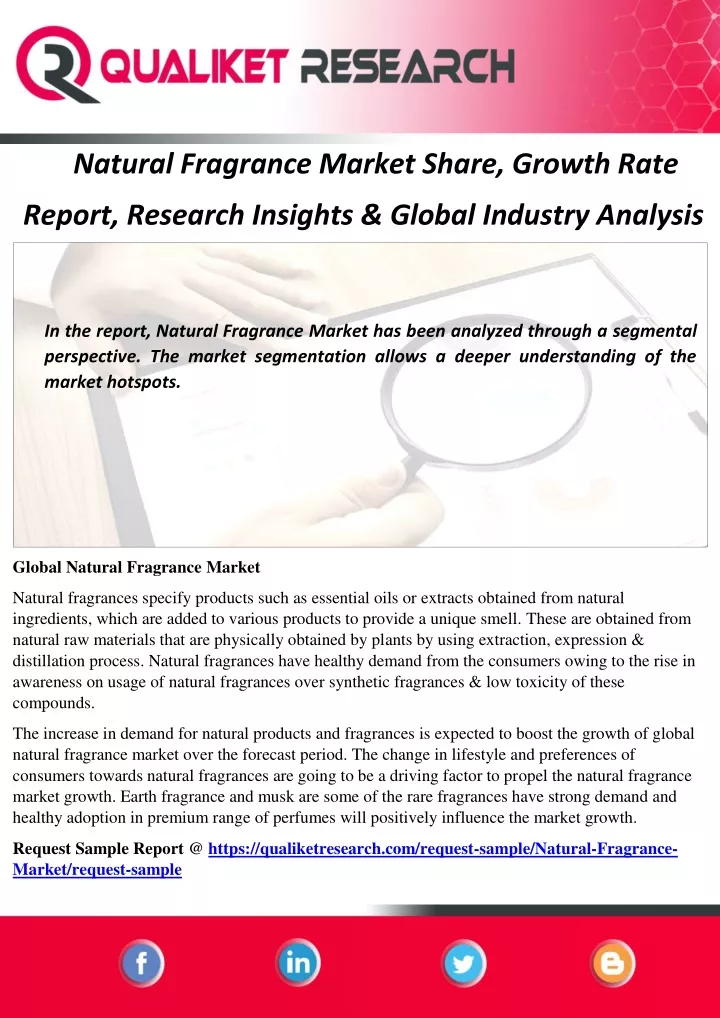 natural fragrance market share growth rate