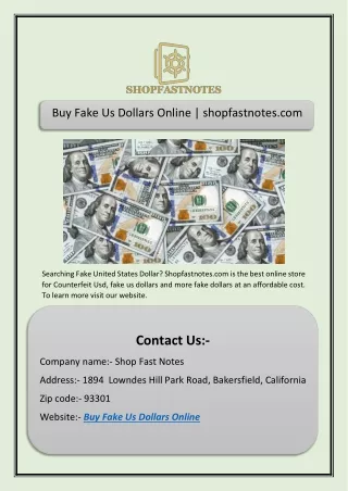 buy fake us dollars online shopfastnotes com