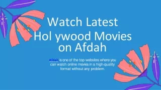 Free Hollywood Movies on afdah