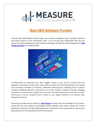 Best ABA Software Provider