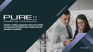Pure Staffing Solutions / Job Recruitment Agency / Staffing Agency