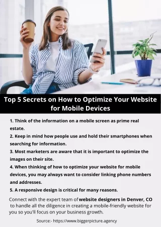 top 5 secrets on how to optimize your website