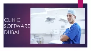 Clinic Software Dubai
