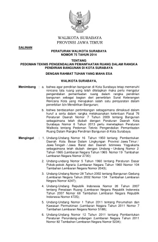 walikota surabaya provinsi jawa timur
