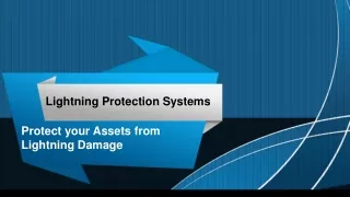 Lightning Protection System – Protect your Assets from Lightning Damage