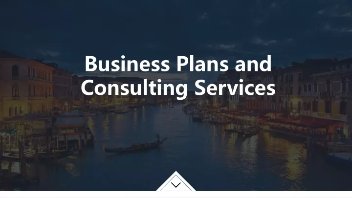 business plans and consulting services