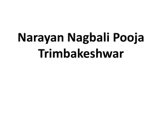 narayan nagbali pooja trimbakeshwar