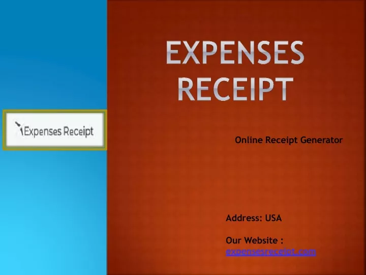 Ppt Make A Fake Receipt Powerpoint Presentation Free Download Id