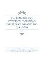 DEE-1421: Dell EMC PowerScale Solutions Expert Exam Syllabus and Questions - slide 1