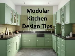 modular kitchen design tips