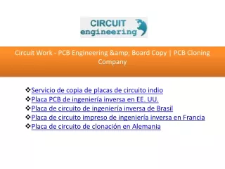 circuit work pcb engineering amp board copy