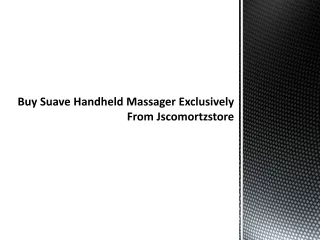 buy suave handheld massager exclusively from jscomortzstore