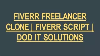 fiverr freelancer