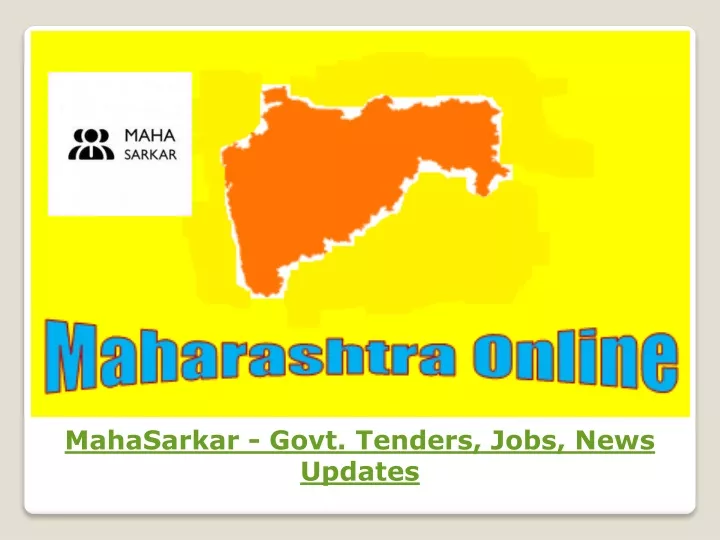 mahasarkar govt tenders jobs news updates