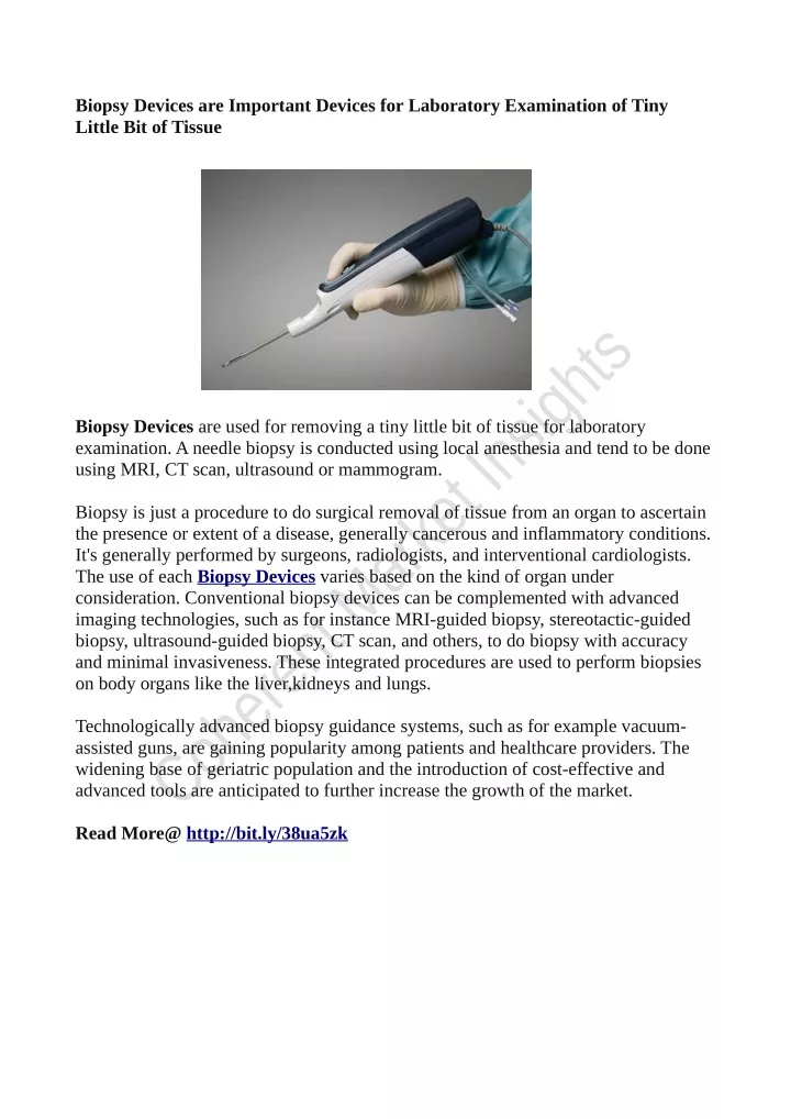 biopsy devices are important devices