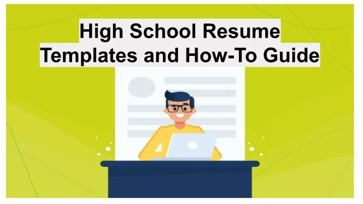 high school resume templates and how to guide