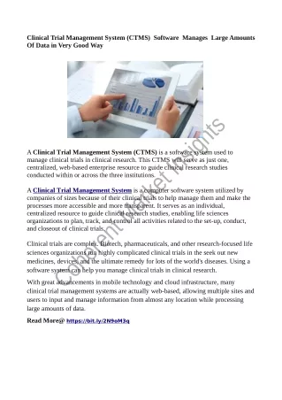 clinical trial management system ctms software