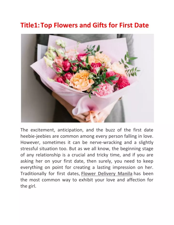 title1 top flowers and gifts for first date