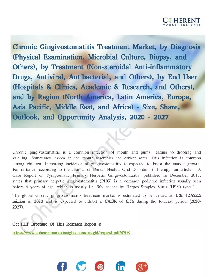 chronic gingivostomatitis treatment market
