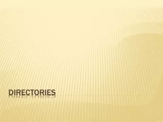 directories