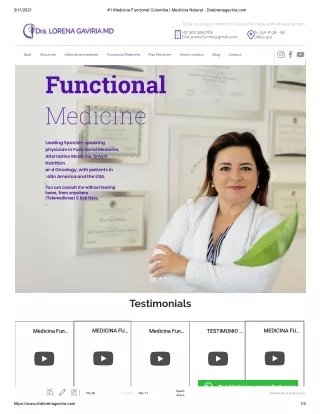 Medicina funcional-Dra. Lorena Gaviria MD