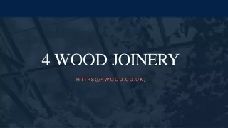 4 wood joinery