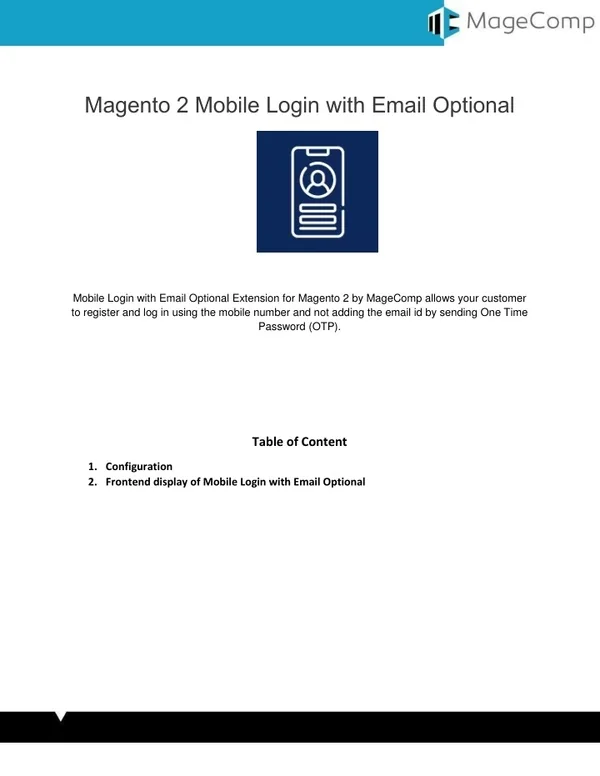 Magento 2 Mobile Login with Email Optional