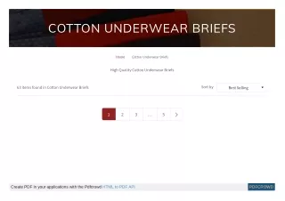cotton underwear briefs