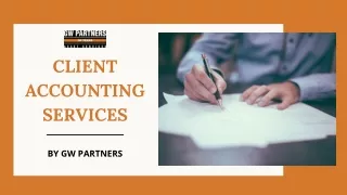 Client Accounting Services