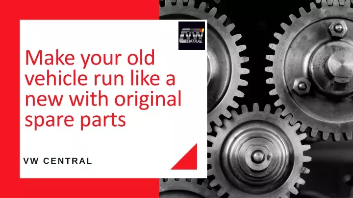 make your old vehicle run like a new with
