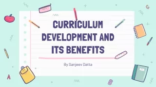 curriculum development and its benefits