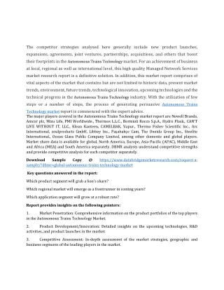 the competitor strategies analysed here generally