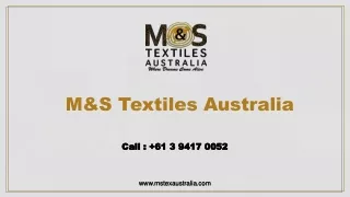 m s textiles australia