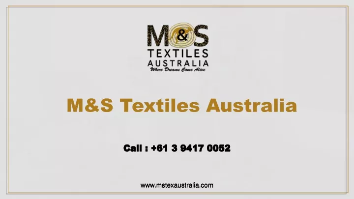 m s textiles australia
