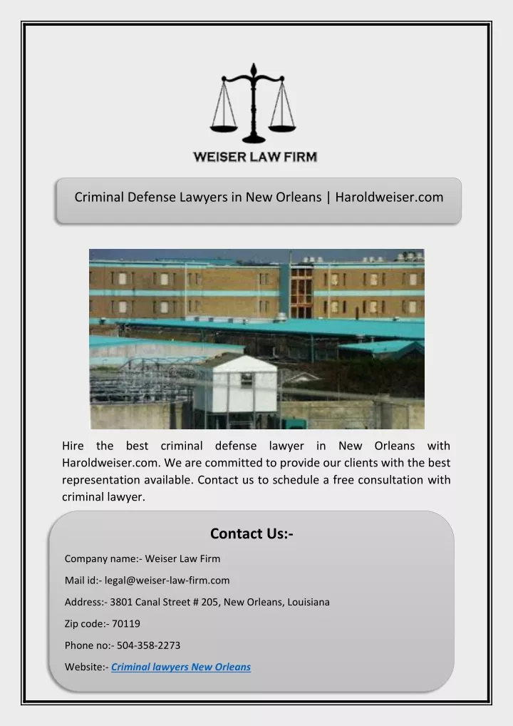 criminal defense lawyers in new orleans