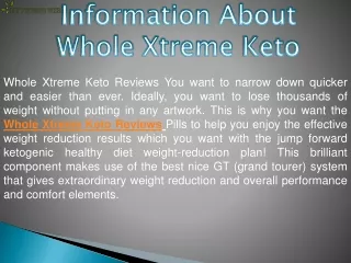 How Secure is Whole Xtreme Keto?