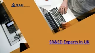 SR&ED Experts In UK- SAU Consulting