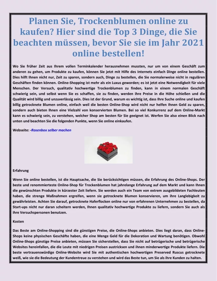 planen sie trockenblumen online zu kaufen hier