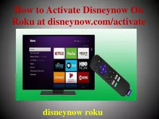 how to activate disneynow on roku at disneynow com activate