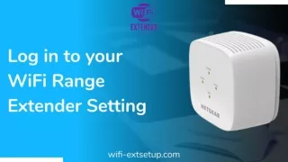 How Login To Your Wifi Range Extender Setting