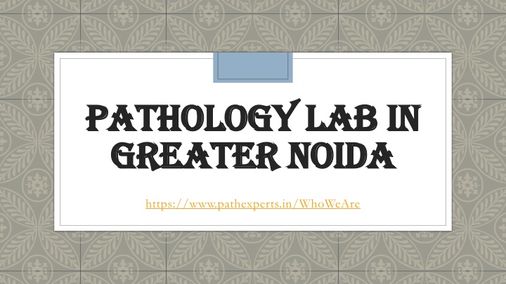 pathology lab in greater noida