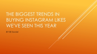 The Biggest Trends in Buying Instagram Likes We've Seen This Year