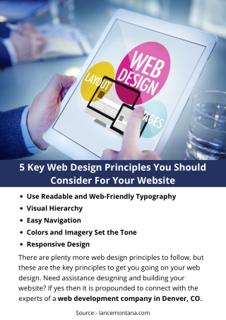 5 key web design principles you should consider