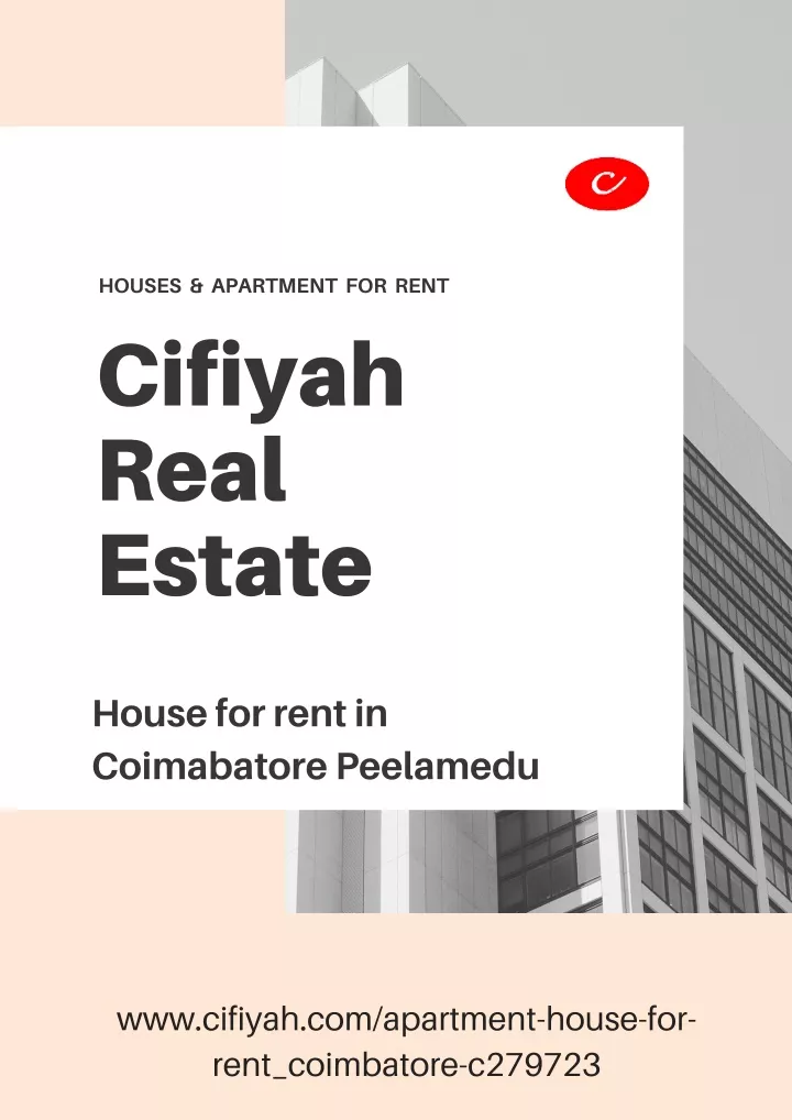 houses apartment for rent cifiyah real estate