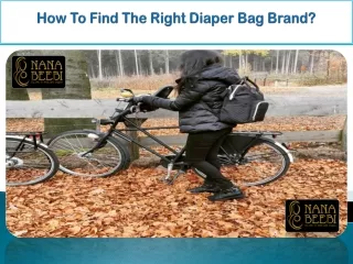 How To Find The Right Diaper Bag Brand