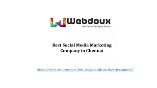 Best Social Media Marketing Company in Chennai